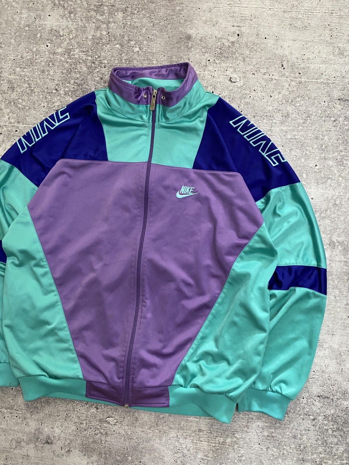 Nike × Vintage 🔥NIKE VINTAGE TRACK JACKET Size US M / EU 48-50 / 2 - 3 Thumbnail