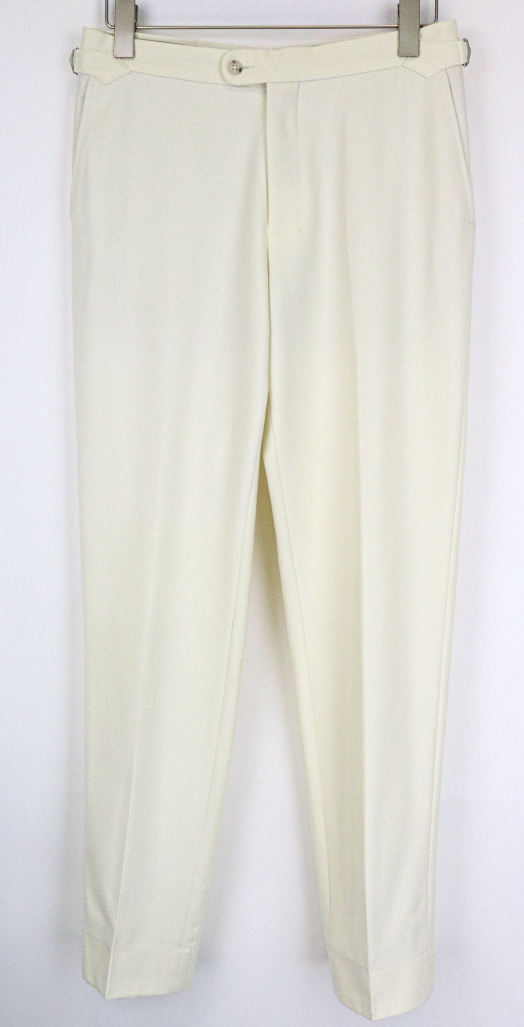 Suitsupply HAVANA UK38L Off-White Wool Slim 2 Piece Suit 75557 Size 38L - 3 Thumbnail