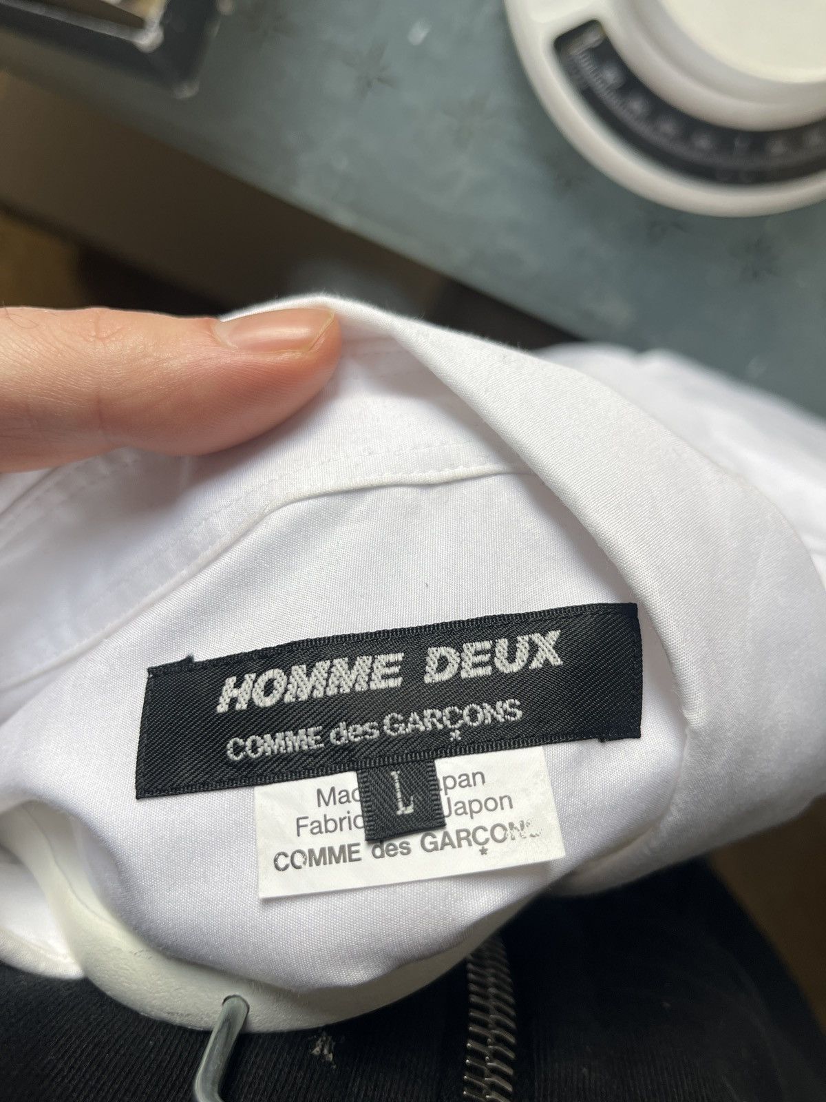 Comme des Garcons Comme des Garcons Homme Deux Giant Eyelet Shirt - AW19 Size US M / EU 48-50 / 2 - 11 Thumbnail