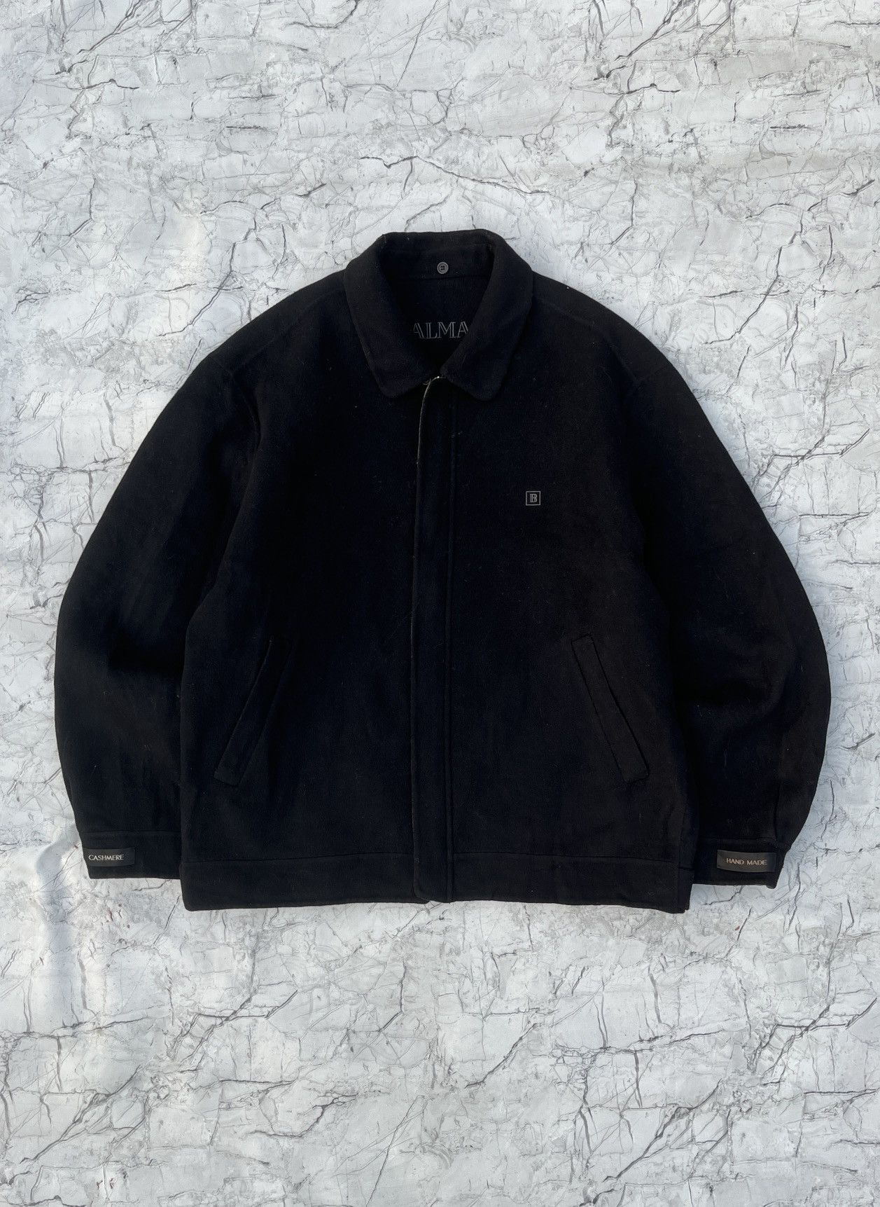 Balmain Vintage Archived Balmain Handmade Cashmere Wool Coat Size US XL / EU 56 / 4 - 1 Thumbnail