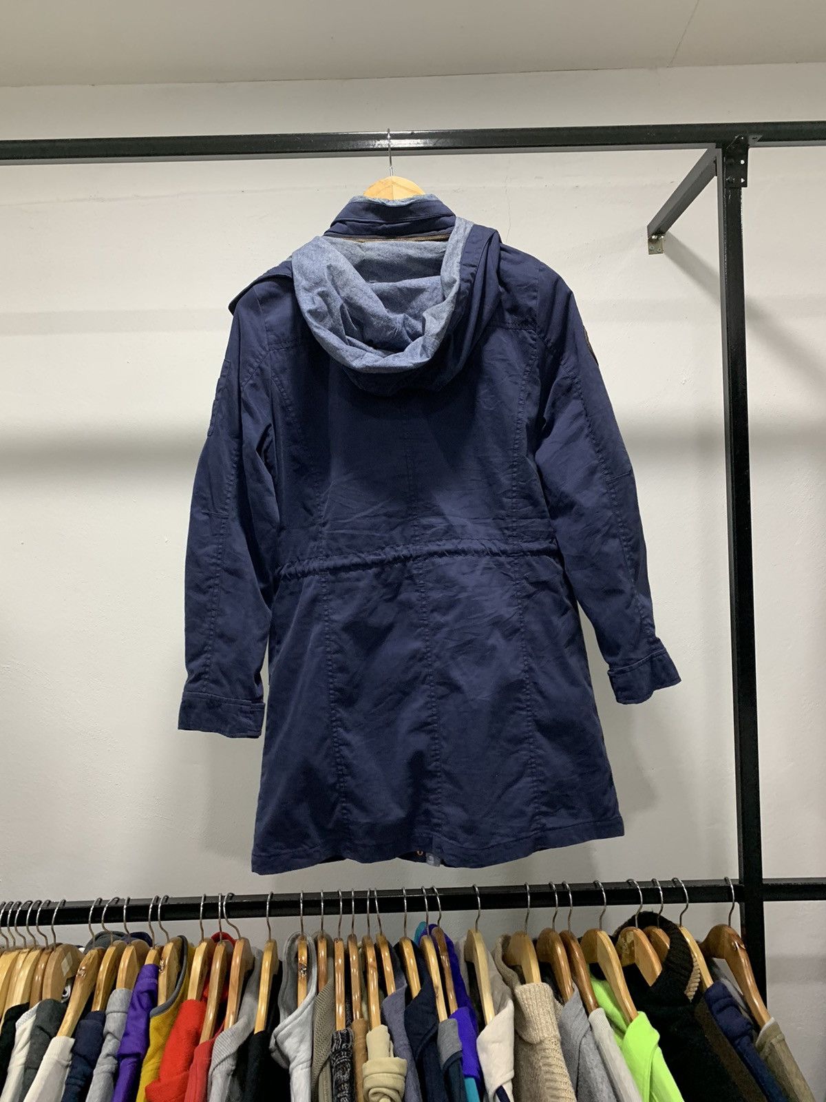 Evisu × Japanese Brand × Vintage Vintage Evisu Long Parka Jacket Size S / US 4 / IT 40 - 11 Thumbnail