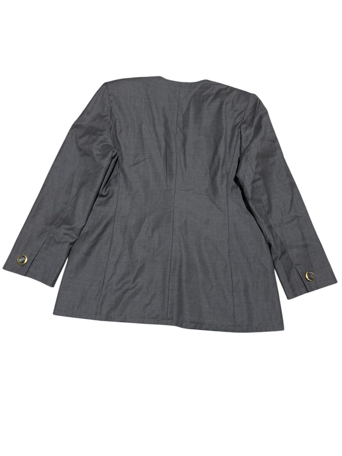 Loro Piana × Marina Rinaldi Rayon Loro Piana for Marina Rinaldi Fine Suit Cropped Blazer Size L / US 10 / IT 46 - 2 Thumbnail