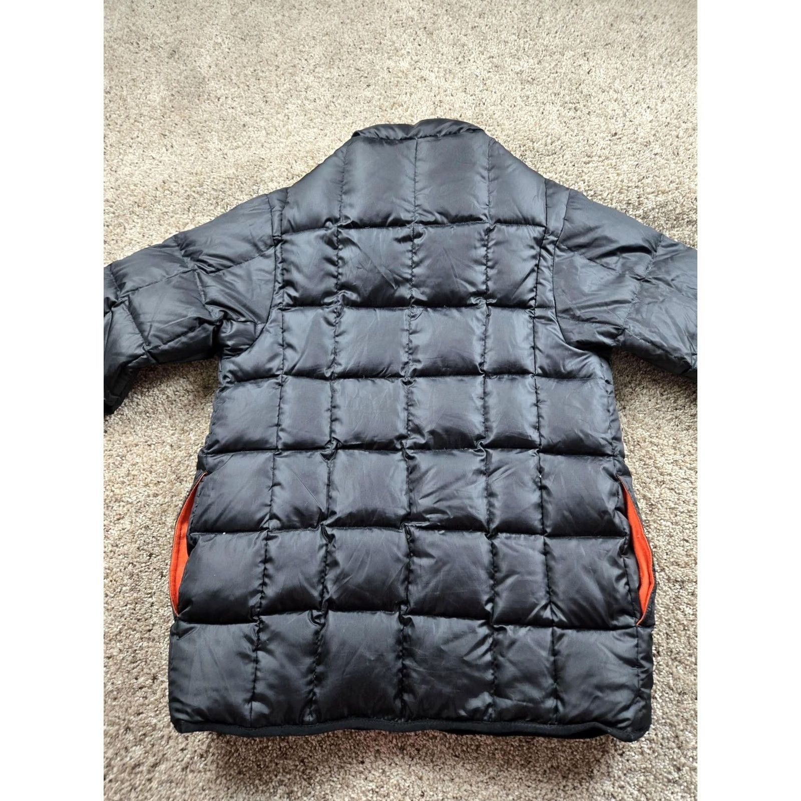 Nike VINTAGE Nike Puffer Jacket Womens M Black Down Full Zip Reflective Y2K Jacket Size M / US 6-8 / IT 42-44 - 7 Thumbnail