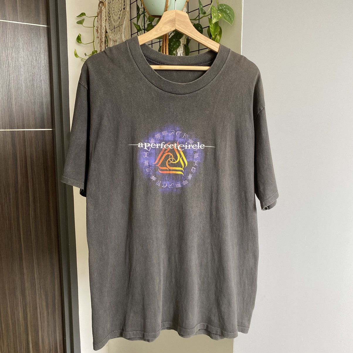 Band Tees Thrashed Faded Vintage 90s A Perfect Circle ERD GRUNGE TEE Size US L / EU 52-54 / 3 - 1 Thumbnail