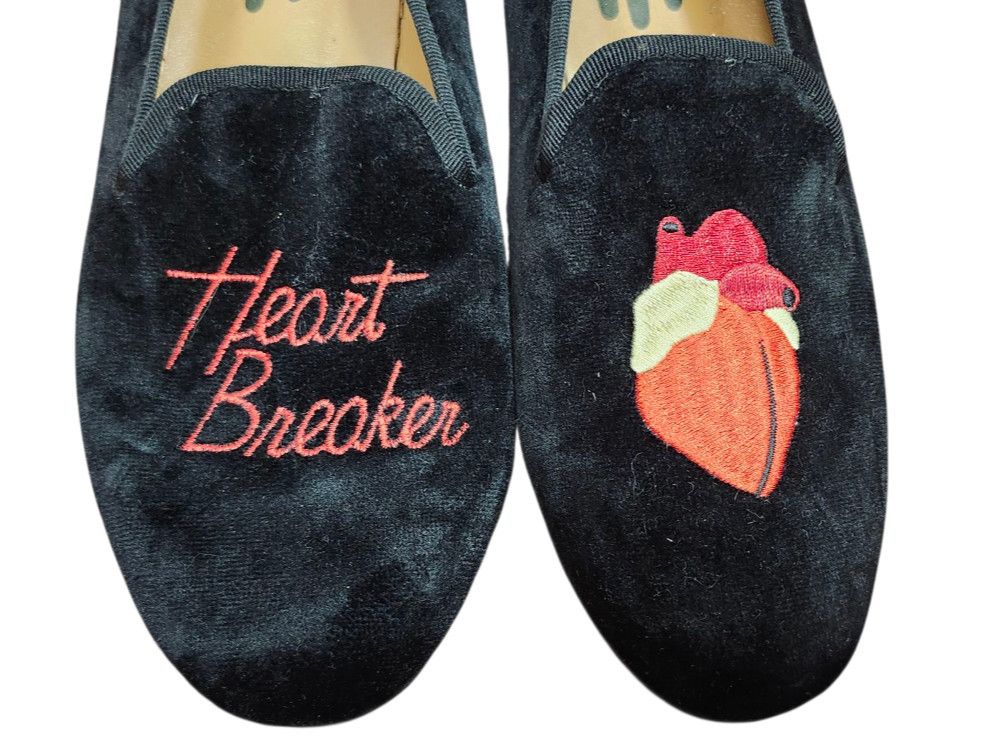 Bedwin & The Heartbreakers Velvet SMOKING SHOE HEARTBREAKER smoking shoes Loafers Size US 8 / IT 38 - 4 Thumbnail