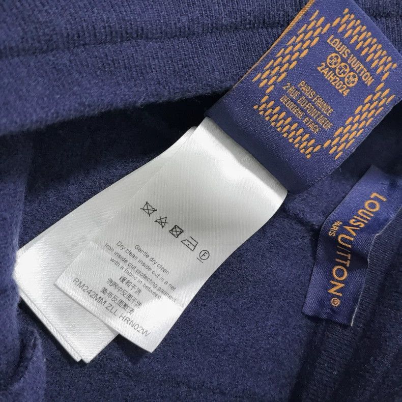 Louis Vuitton Louis Vuitton size m SS24 Navy Preppy Blue Wrap Knit Short Size US 28 / EU 44 - 6 Thumbnail