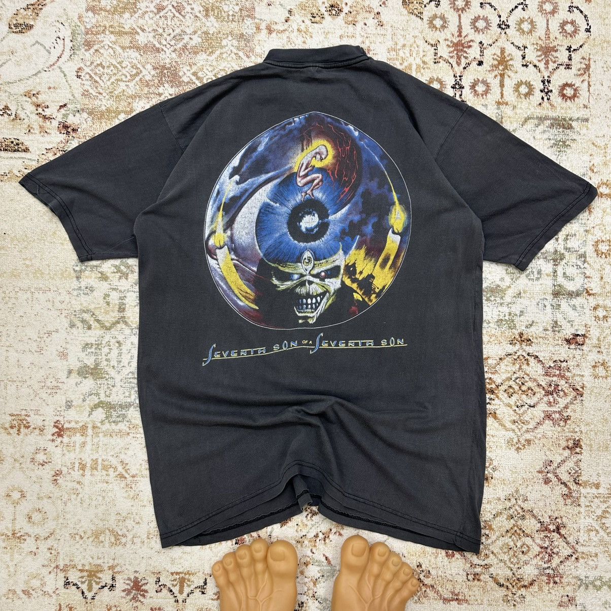 Vintage Vintage Iron Maiden T-shirts 1988 Holding Limited Band Size US L / EU 52-54 / 3 - 2 Thumbnail
