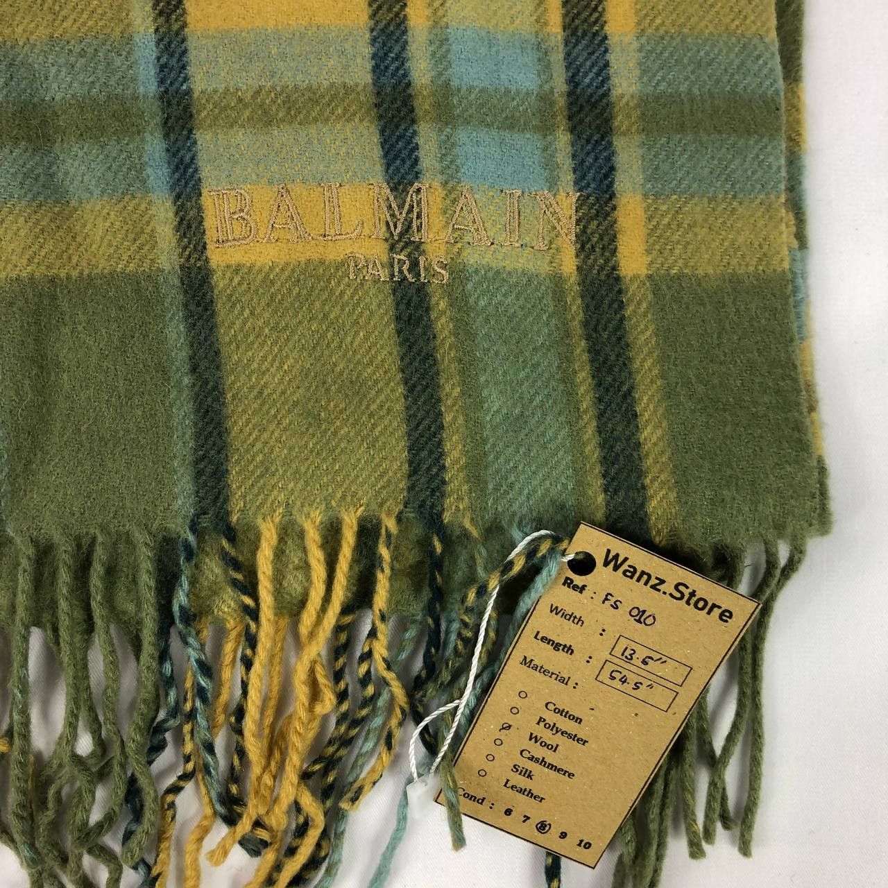 Vintage Balmain Scarf / Muffler / Neckwear FS010 Size ONE SIZE - 4 Thumbnail