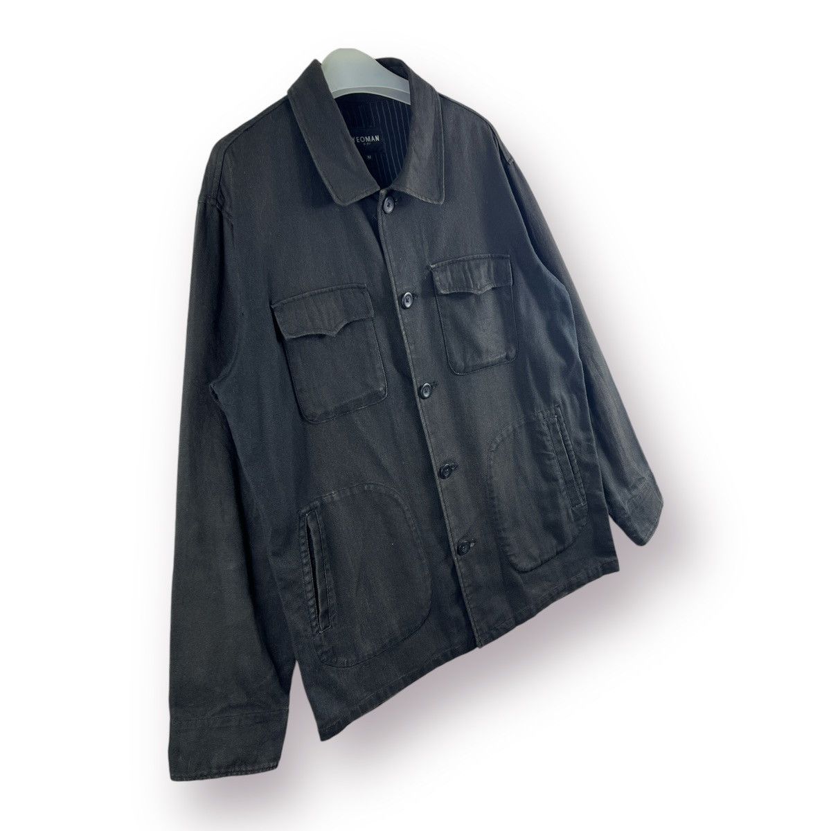 Japanese Brand 🔥 YEOMAN japan Duck Canvas Chore Jacket - M Size US S / EU 44-46 / 1 - 3 Thumbnail