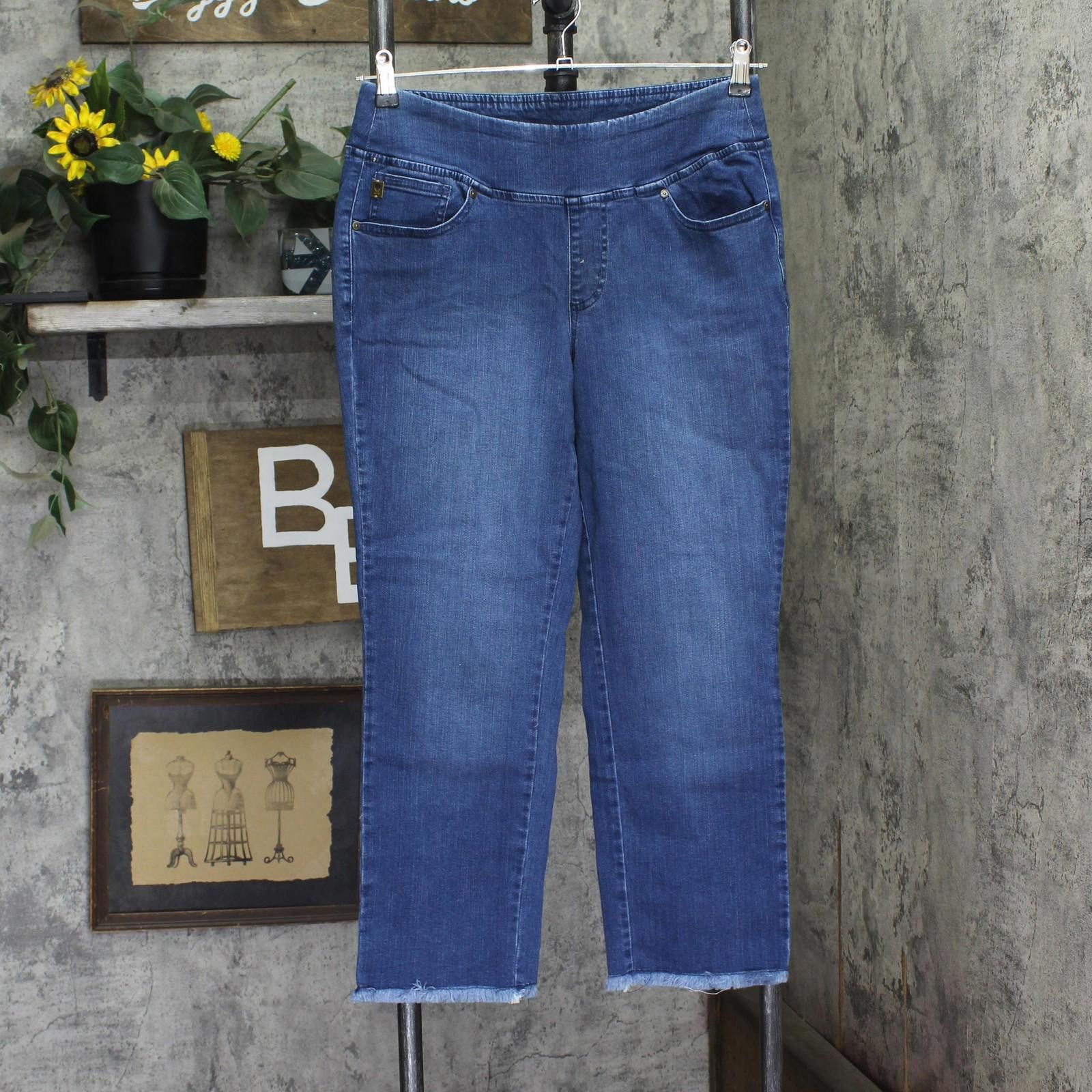 Other Belle By Kim Gravel Edge Ankle Jeans Rinse Wash Blue 10p Size 32" / US 10 / IT 46 - 1 Thumbnail