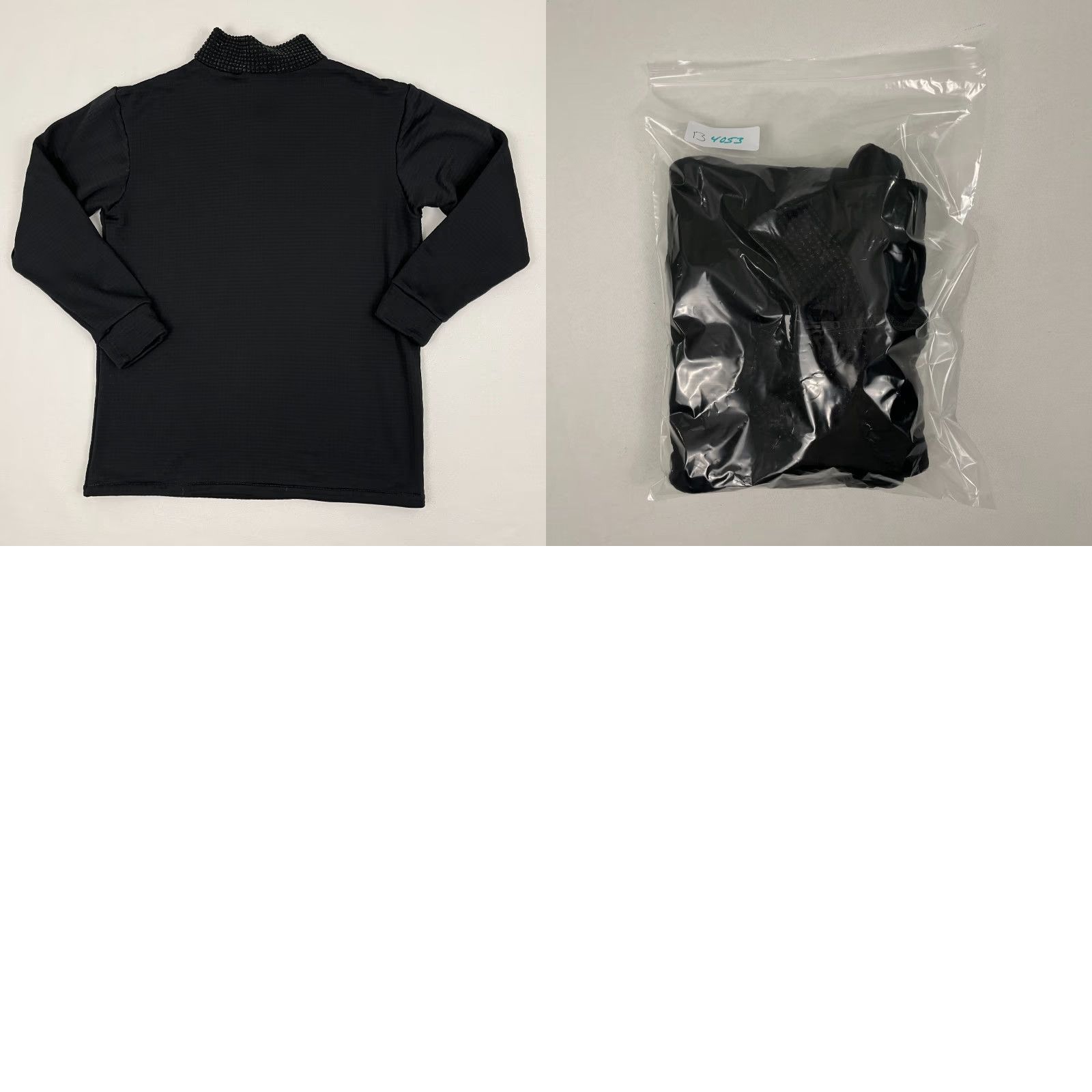 Vintage Guy Cotten Pullover Womens S Black Waffle Polartec Fleece Quarter Zip Fishing Sweater Size S / US 4 / IT 40 - 8 Thumbnail