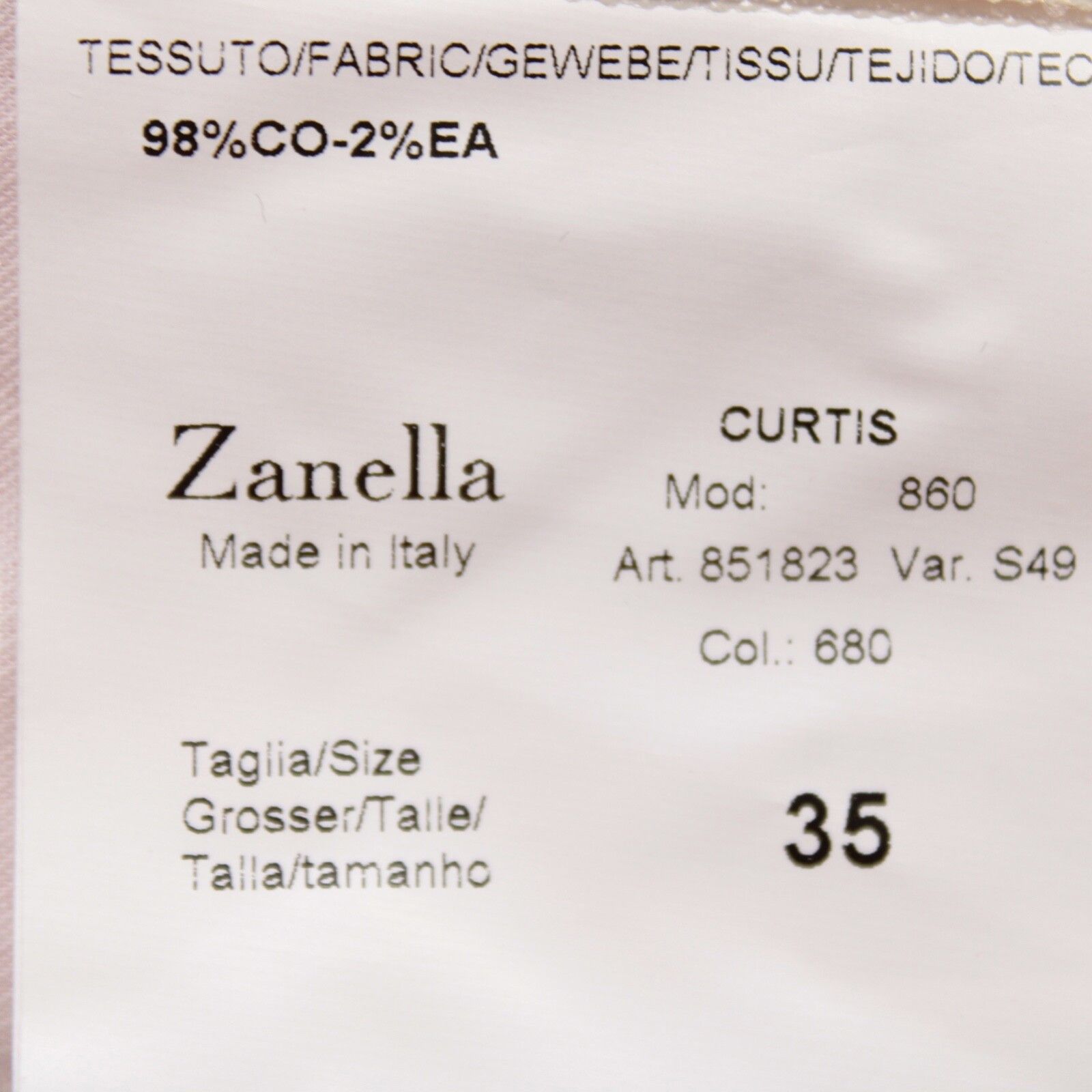 Zanella Zanella New with tags Chino Size 35 US In Red Size US 35 - 6 Thumbnail