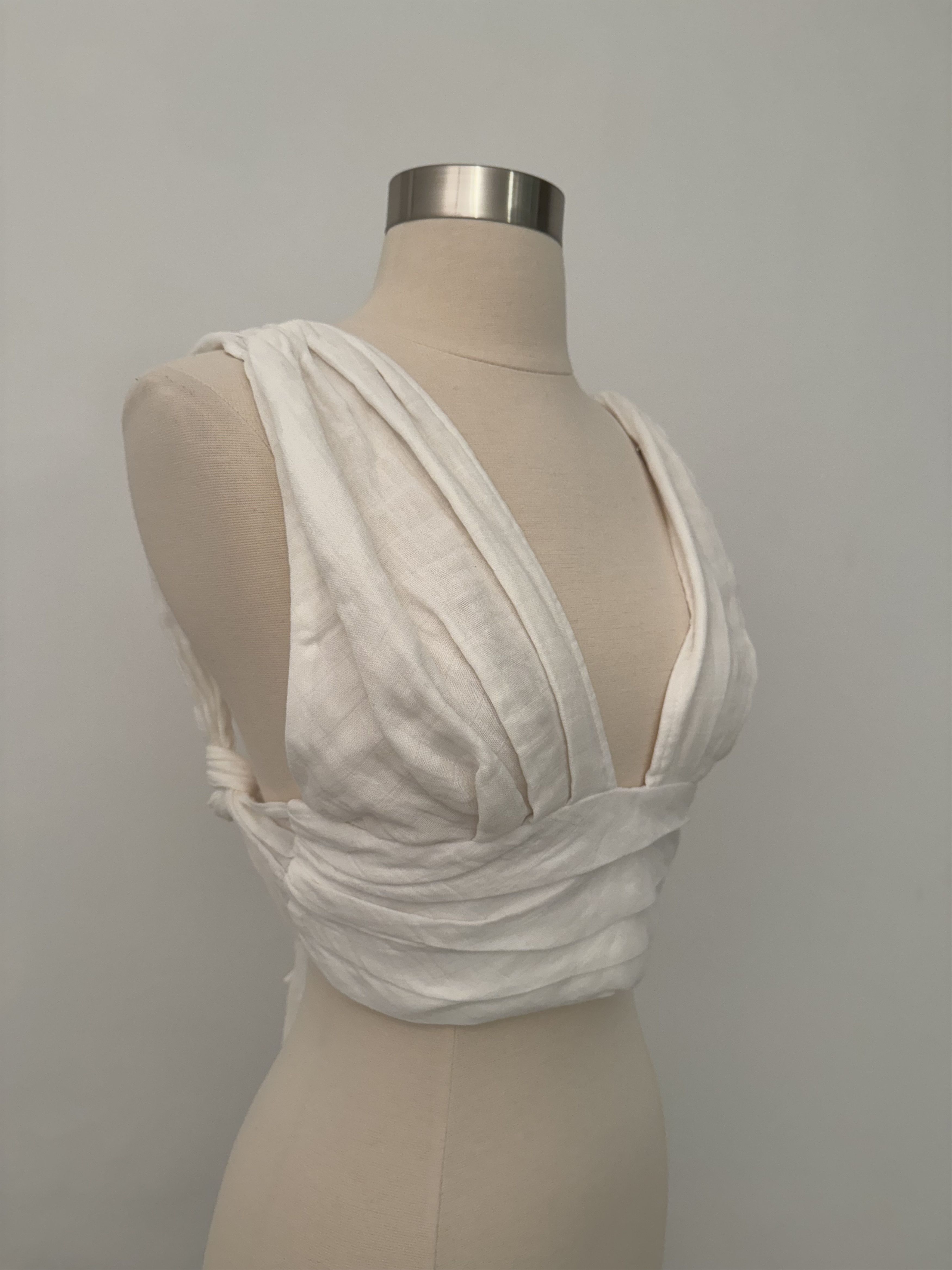 Designer Just Bee Queen Wrap Crop Top Size S / US 4 / IT 40 - 3 Thumbnail
