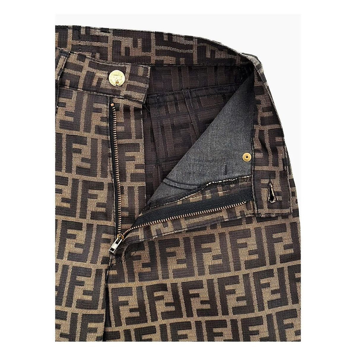 Fendi Fendi Monogram FF Pants Size 25" / US 0 / IT 36 - 5 Thumbnail
