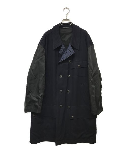 image of Yohji Yamamoto Pour Homme Reversible Coat in Black, Men's (Size Medium)