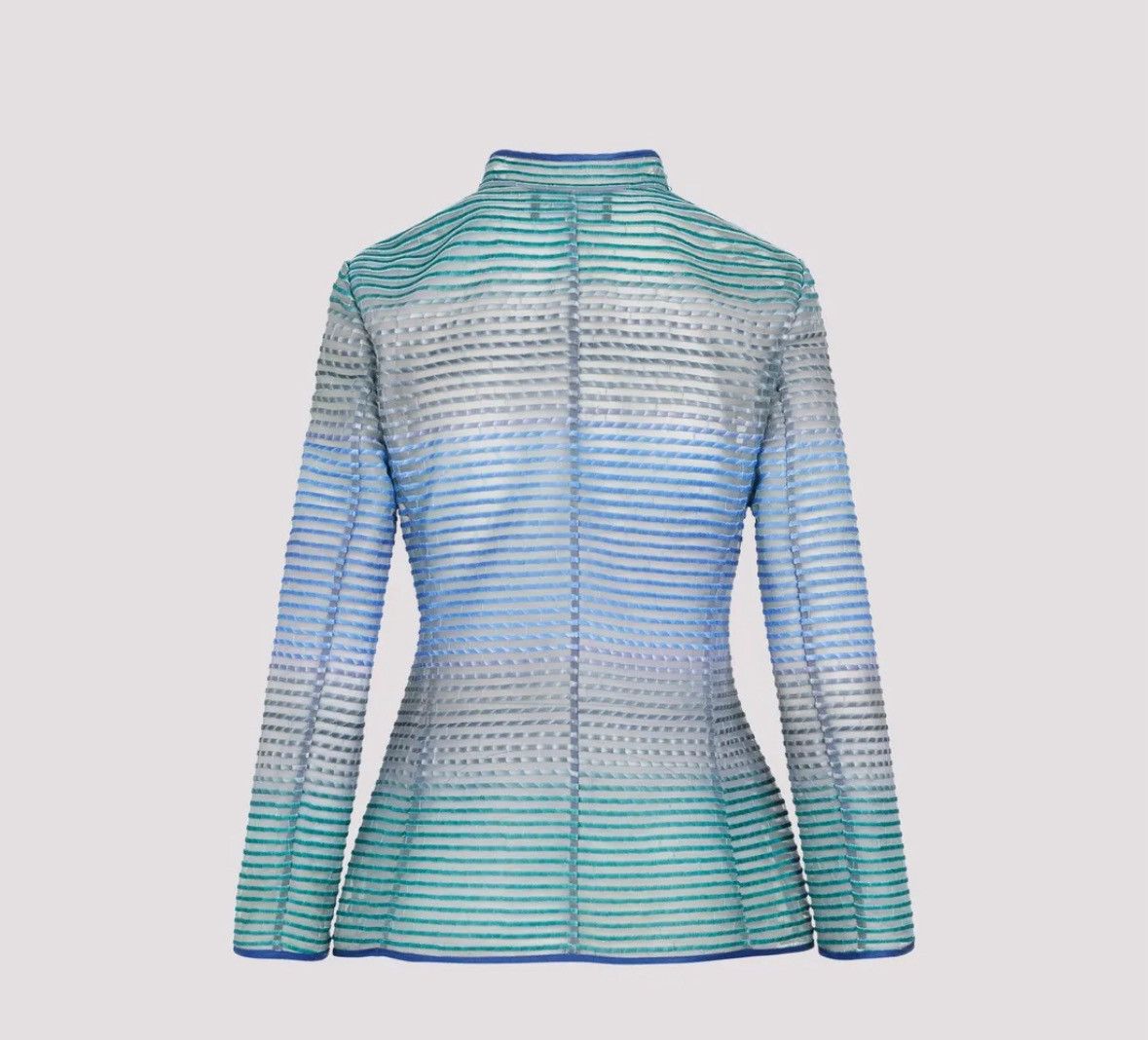 Giorgio Armani Giorgio Armani - Multi Color Zip Up Jacket Size M / US 6-8 / IT 42-44 - 2 Thumbnail
