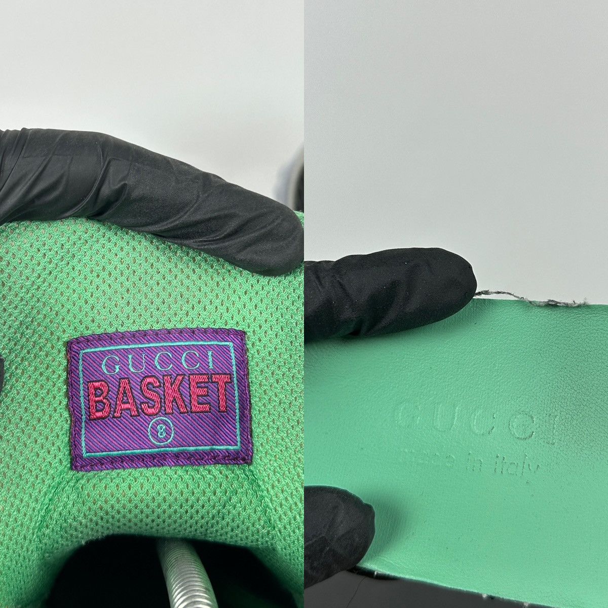 Gucci Gucci Basket Hi Top Sneakers Size US 8.5 / EU 41-42 - 22 Thumbnail