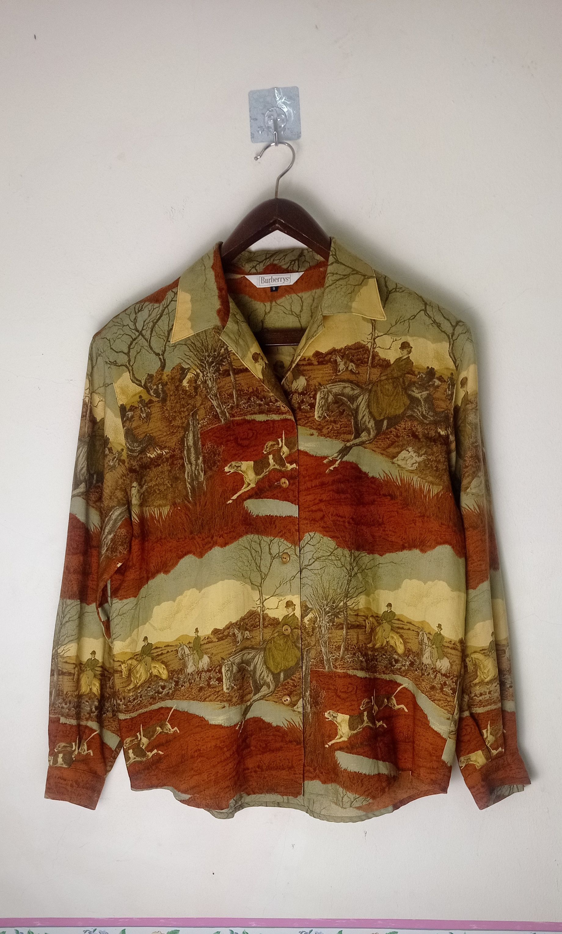 Burberry × Vintage Vintage 90s Burberry's Woman Shirt nice design Size M / US 6-8 / IT 42-44 - 3 Thumbnail
