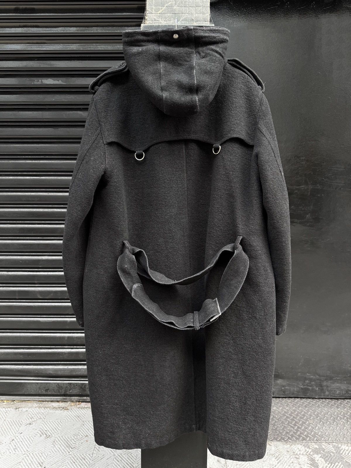 Maison Margiela Maison Martin Margiela AW04 Hooded Heavy Belted Wool Parka Size US M / EU 48-50 / 2 - 11 Thumbnail