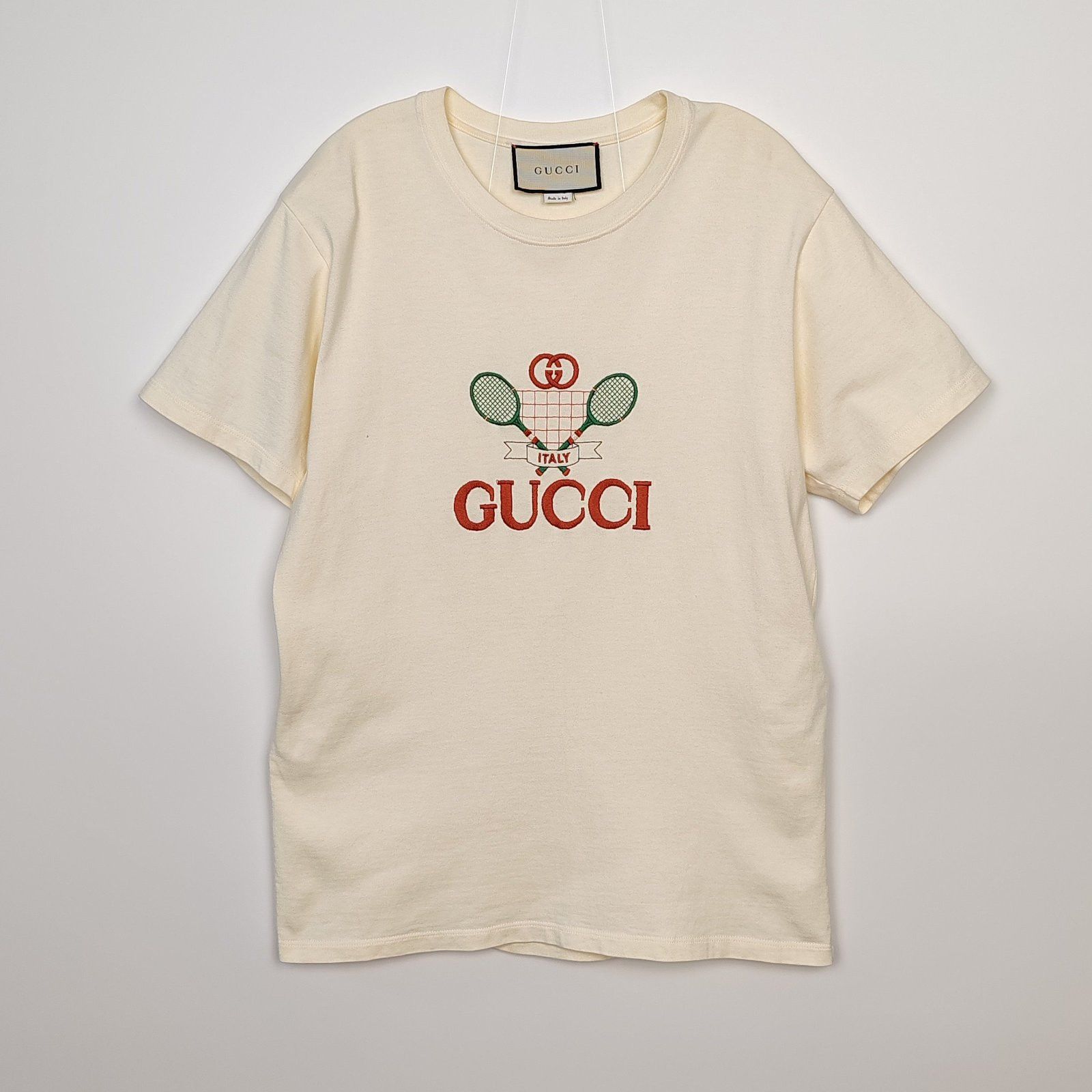 Gucci Gucci Tennis Logo Embroidered T-Shirt Size XS Size US XS / EU 42 / 0 - 1 Thumbnail