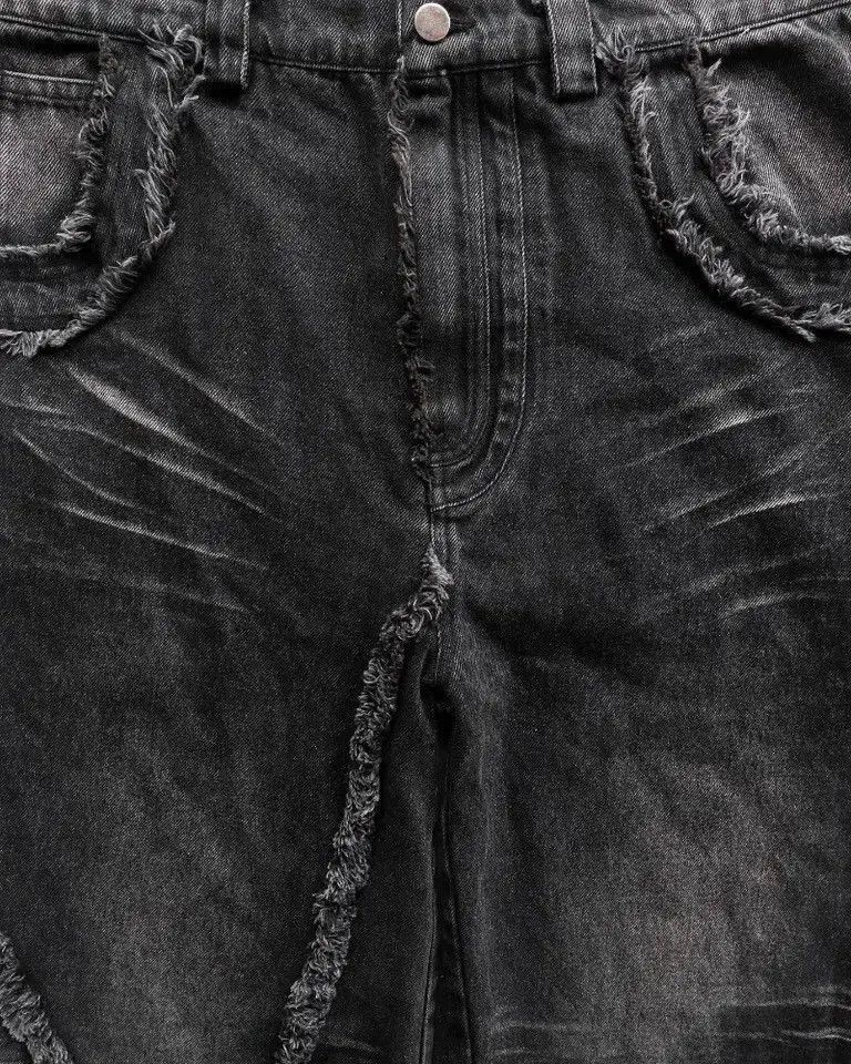 Japanese Brand Streetwear Y2K Gothic Baggy Jeans Size US 32 / EU 48 - 4 Thumbnail