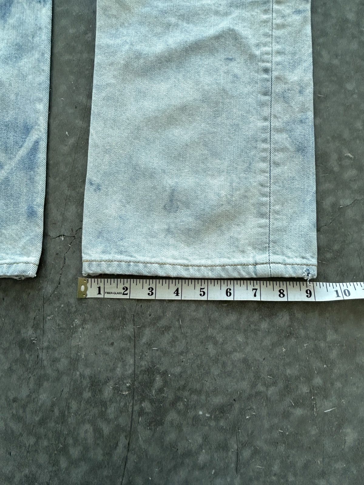 Levi's Vintage 90s Bleached Levis 501 Denim Jeans 36x34 Size US 36 / EU 52 - 8 Thumbnail