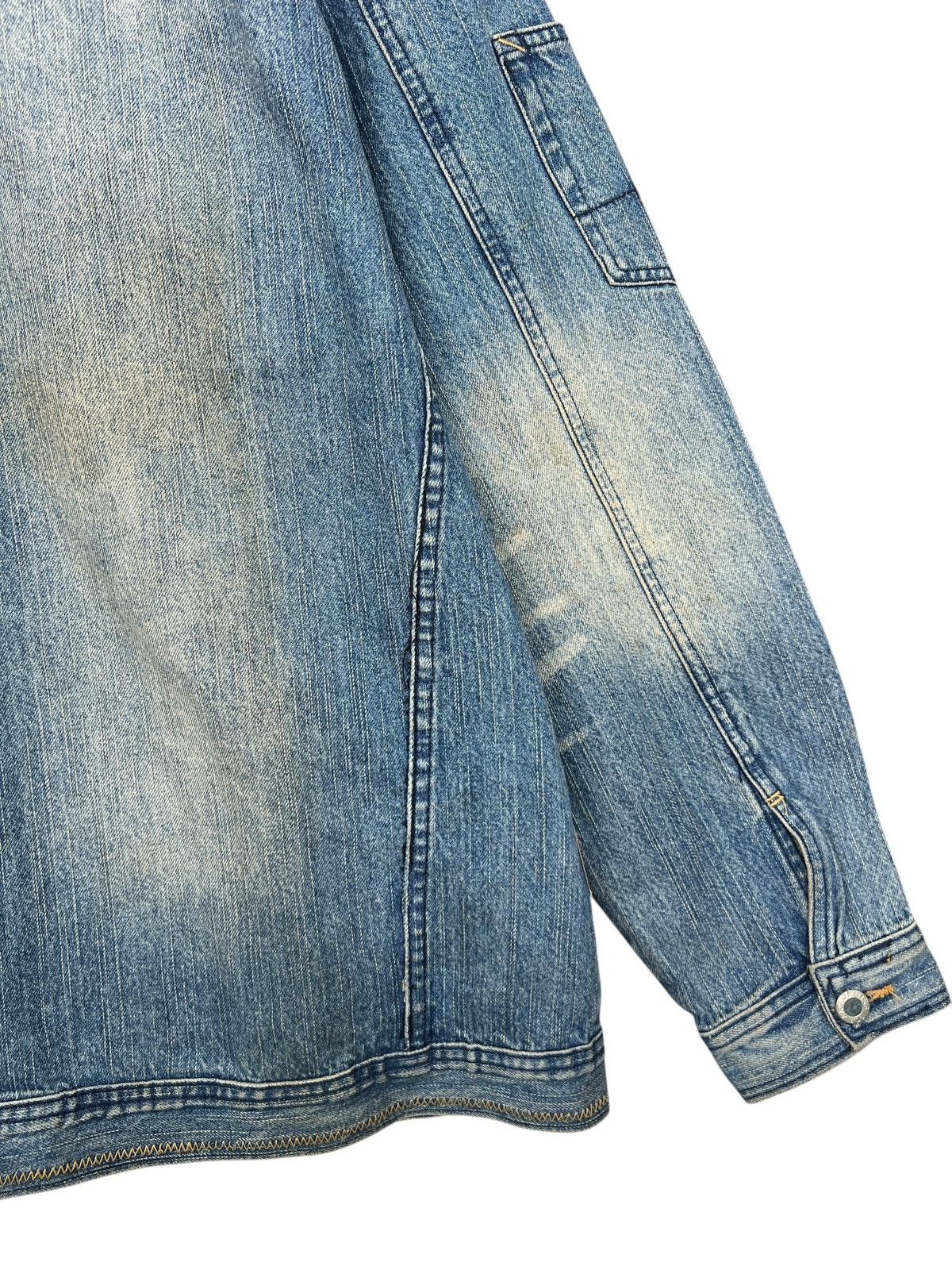 Akademiks Vintage Y2K Akademiks Sandwash Faded Chore Denim Jacket Size US XL / EU 56 / 4 - 9 Thumbnail
