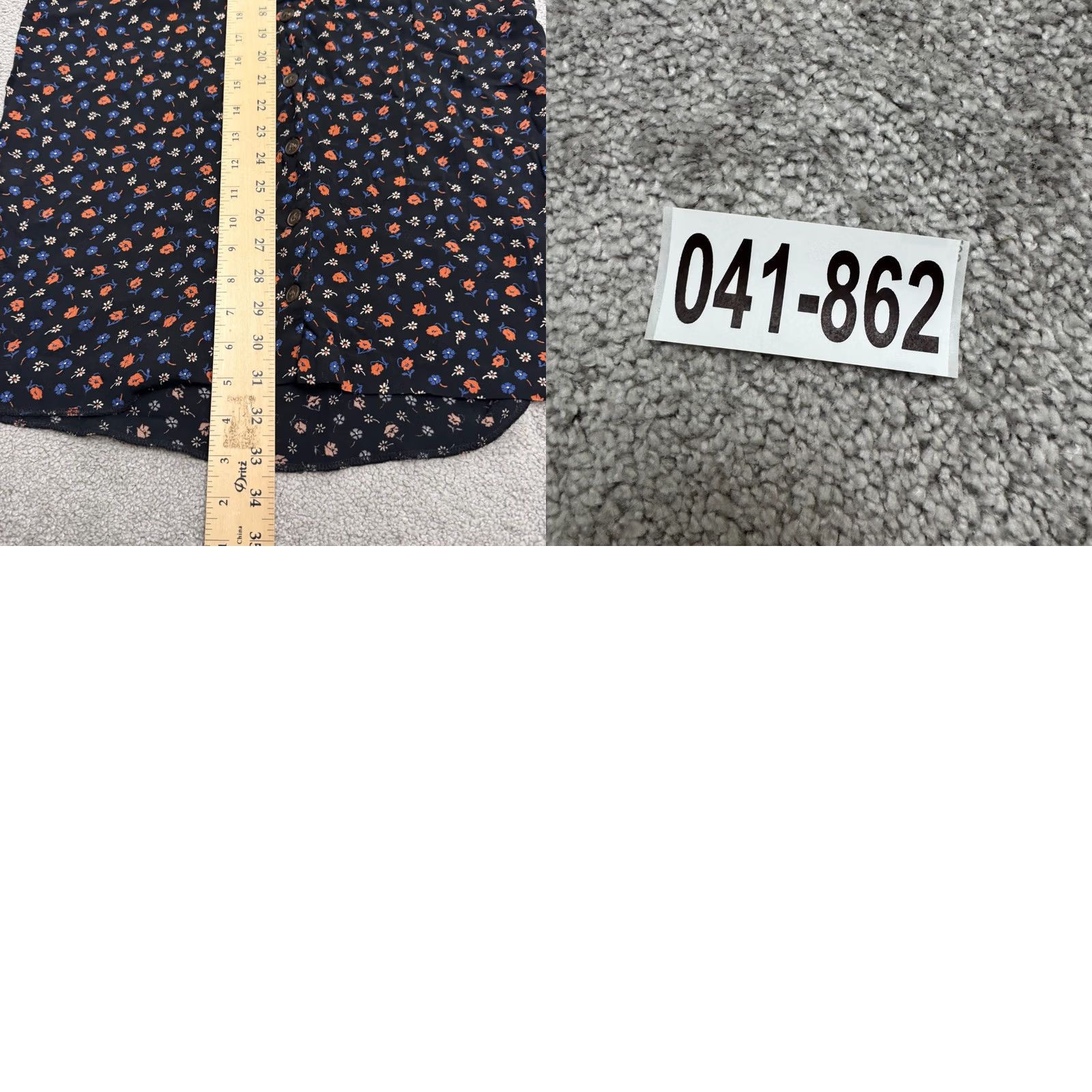 Madewell Madewell Mini Dress Womens XXS Black Floral Short Sleeve Button Down Casual Sundress Size 26" / US 2 / IT 38 - 9 Thumbnail