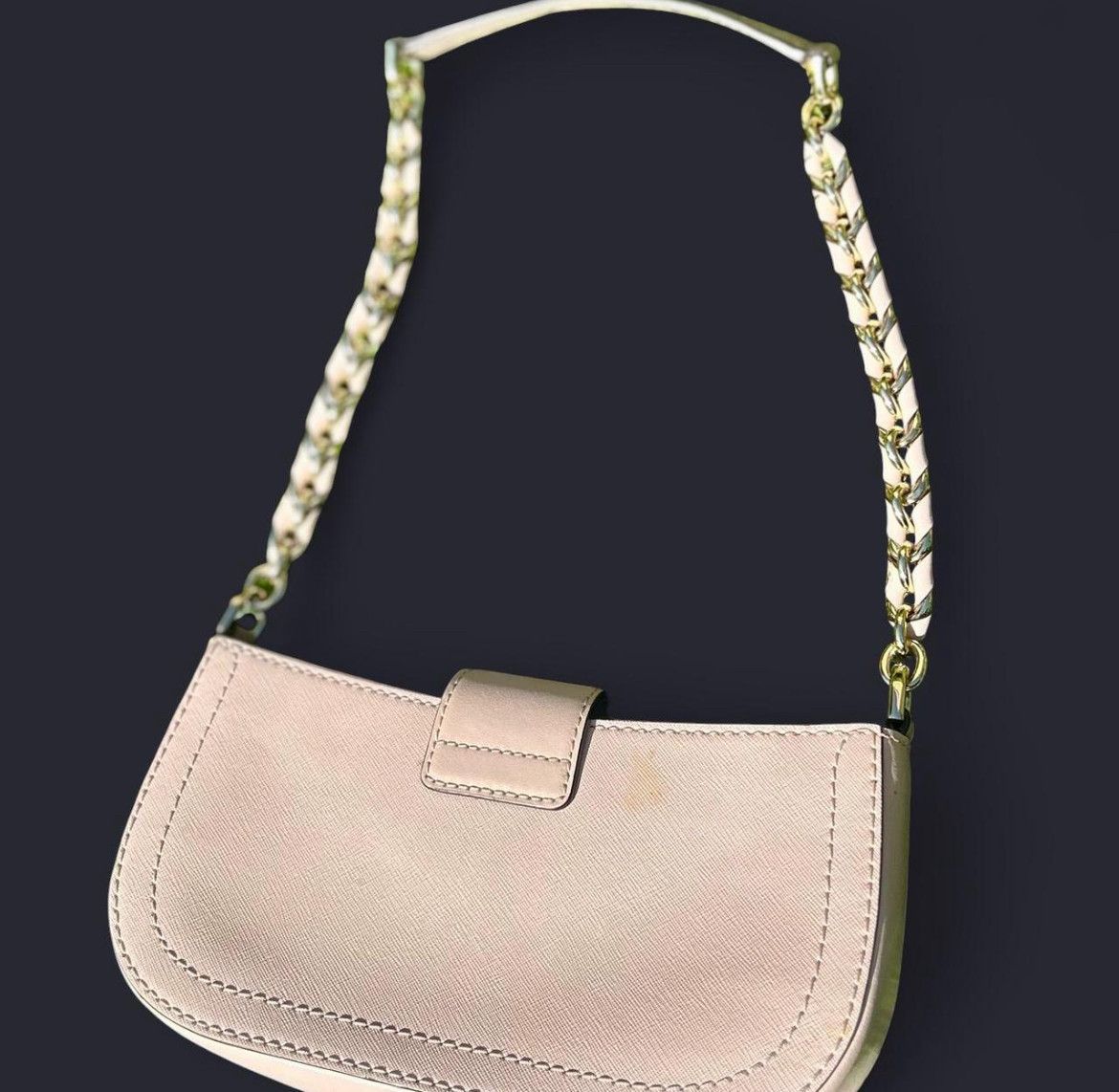 Michael Kors Michael Kors Small Carmer Leather Shoulder Bag Dusty Rose Size ONE SIZE - 4 Thumbnail