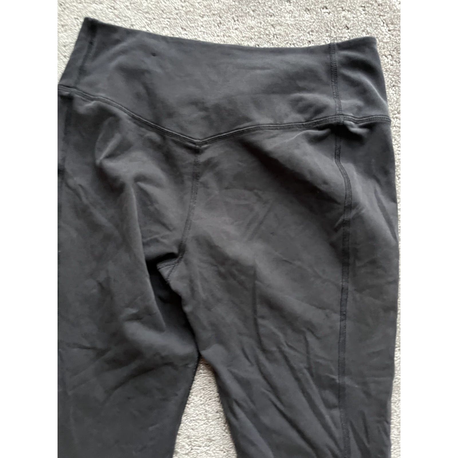 Nike NIKE Dri-FIT Capri Tights Pants Women's Small Black Athletic Activewear Size 28" / US 6 / IT 42 - 4 Thumbnail