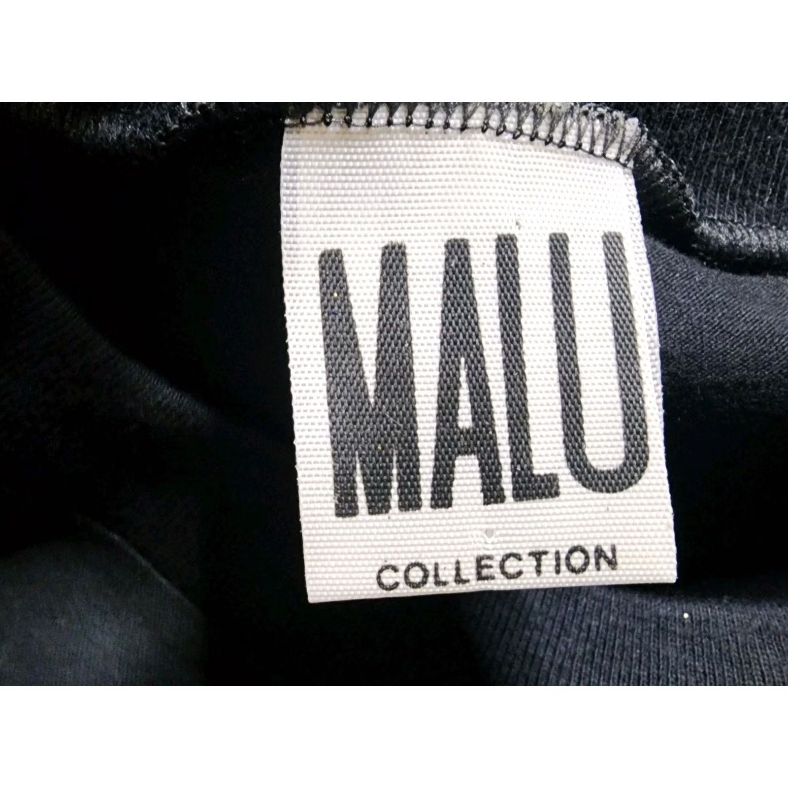 Vintage VINTAGE MALU Brasil T-Shirt Mens L Puff Paint Big Print 90s Graphic Print Black Cotton Short Sleeve Crew Neck Size US L / EU 52-54 / 3 - 5 Thumbnail