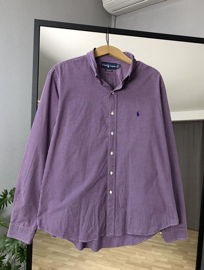 Polo Ralph Lauren Vintage Polo Ralph Lauren Striped Shirt Y2K Nova Check Tee Size US L / EU 52-54 / 3 - 3 Thumbnail