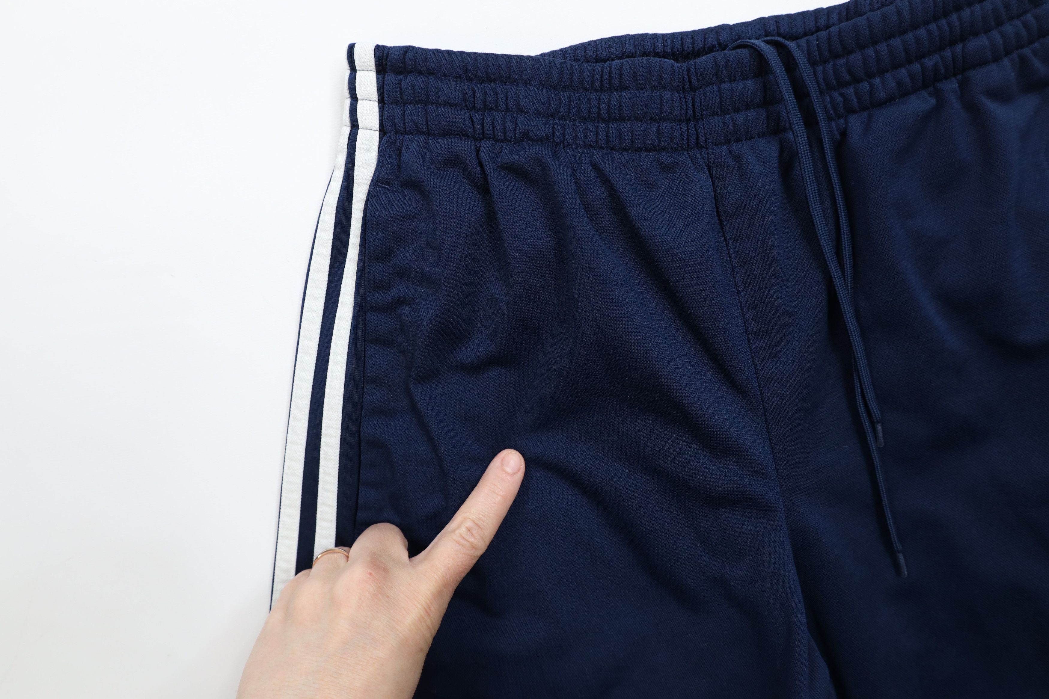 Adidas × Vintage Vintage Y2K Adidas Striped Wide Leg Sweatpants Pants Blue Size US 34 / EU 50 - 5 Thumbnail