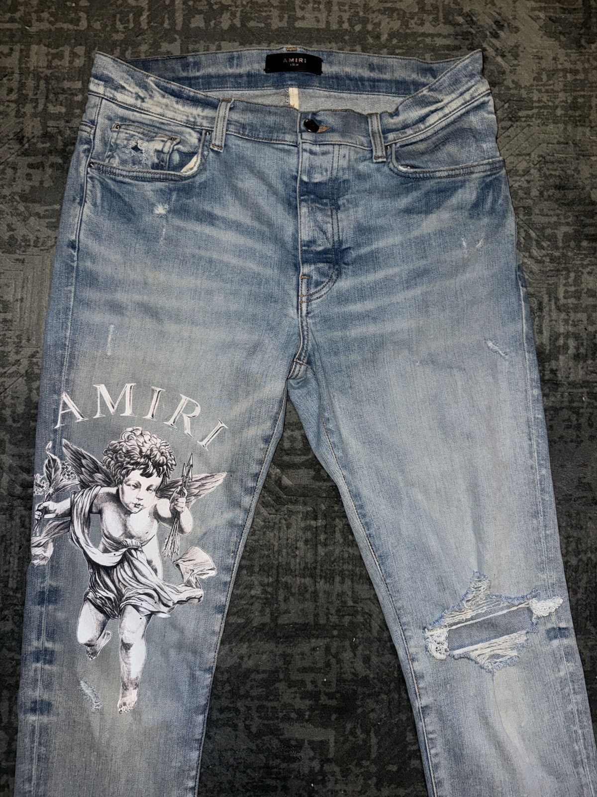 Amiri Light blue amiri jeans skinny Size US 33 - 2 Thumbnail