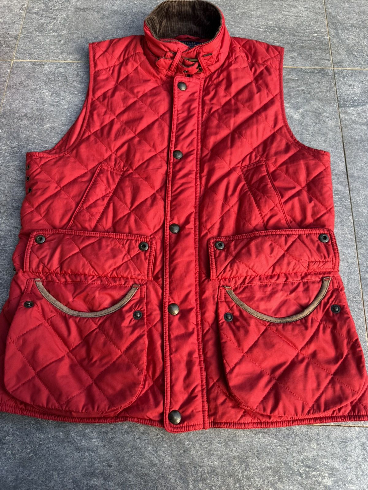 Polo Ralph Lauren Polo Ralph Lauren Quilted Vest Red Womens Equestrian Style Size M / US 6-8 / IT 42-44 - 4 Thumbnail