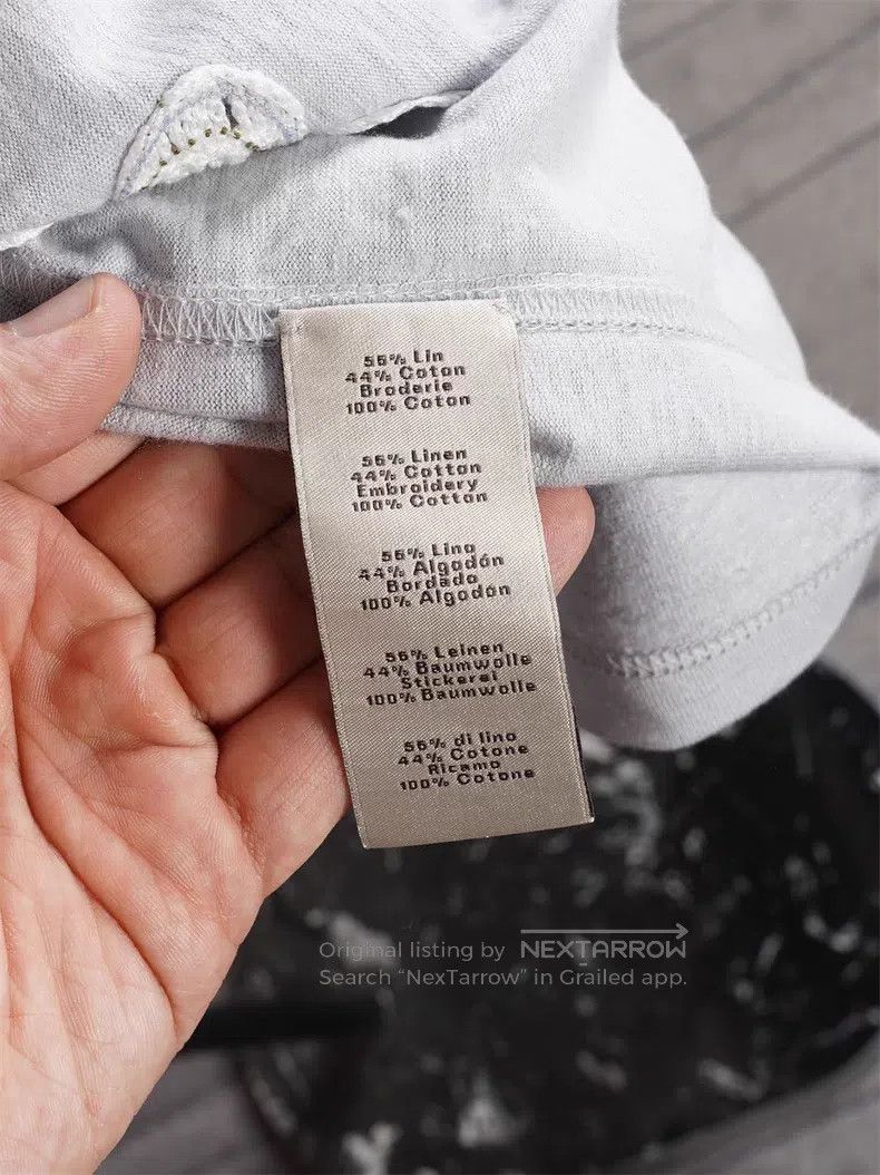 Hermes Hermes Men's New 25 Short Sleeve Shirt 56% Linen 44% Cotto Size US XXS / EU 40 - 7 Thumbnail