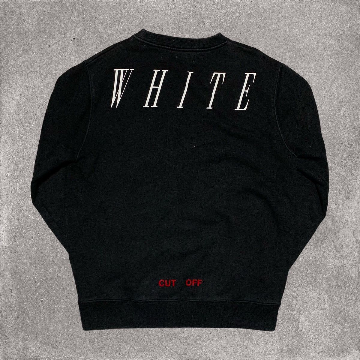 Off-White Off White Medium Wolf Graphic Black Sweatshirt Virgil Abloh Size US M / EU 48-50 / 2 - 2 Thumbnail