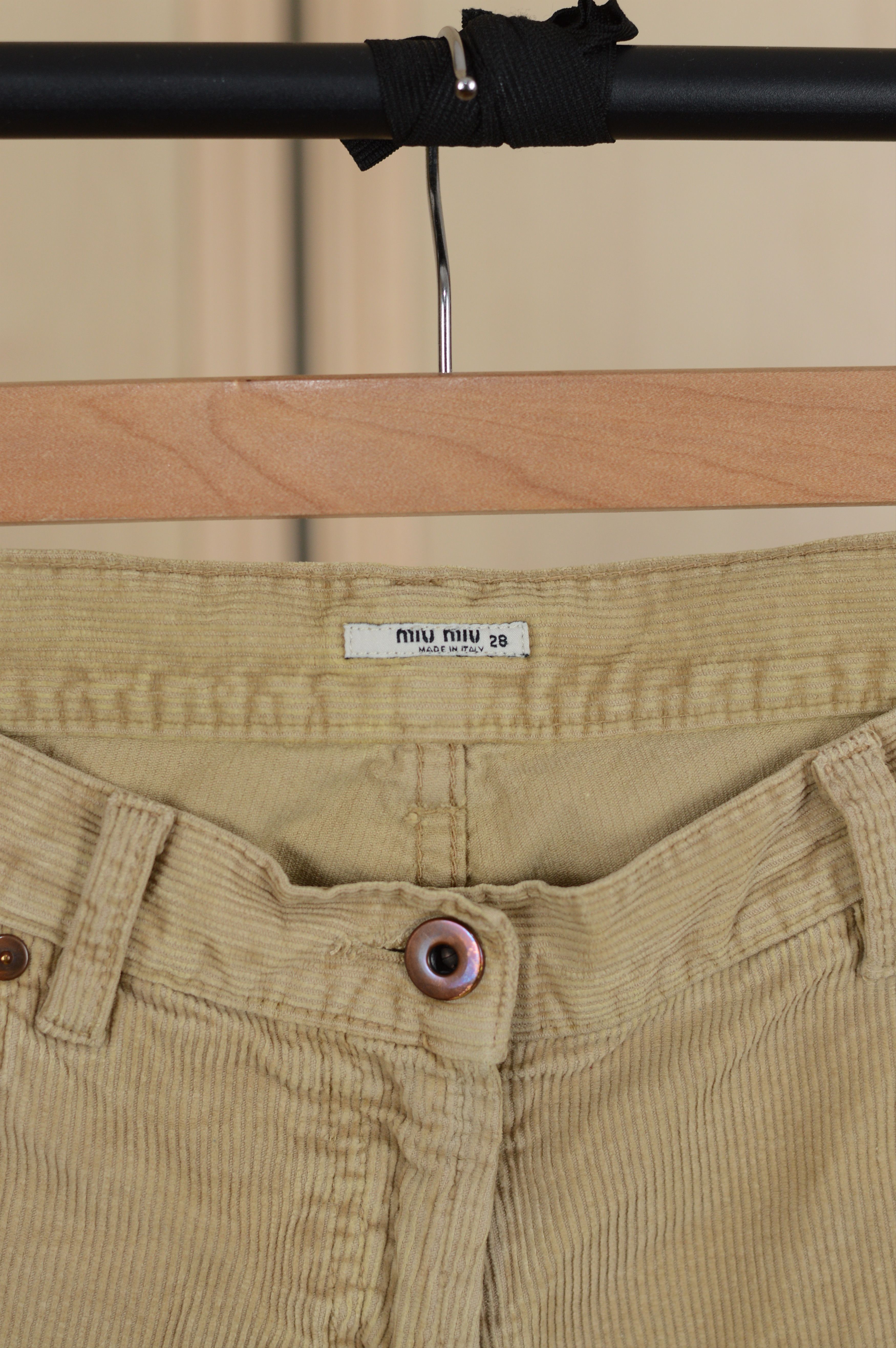 Miu Miu Miu Miu Cordurouy trousers pant Size 30" / US 8 / IT 44 - 3 Thumbnail