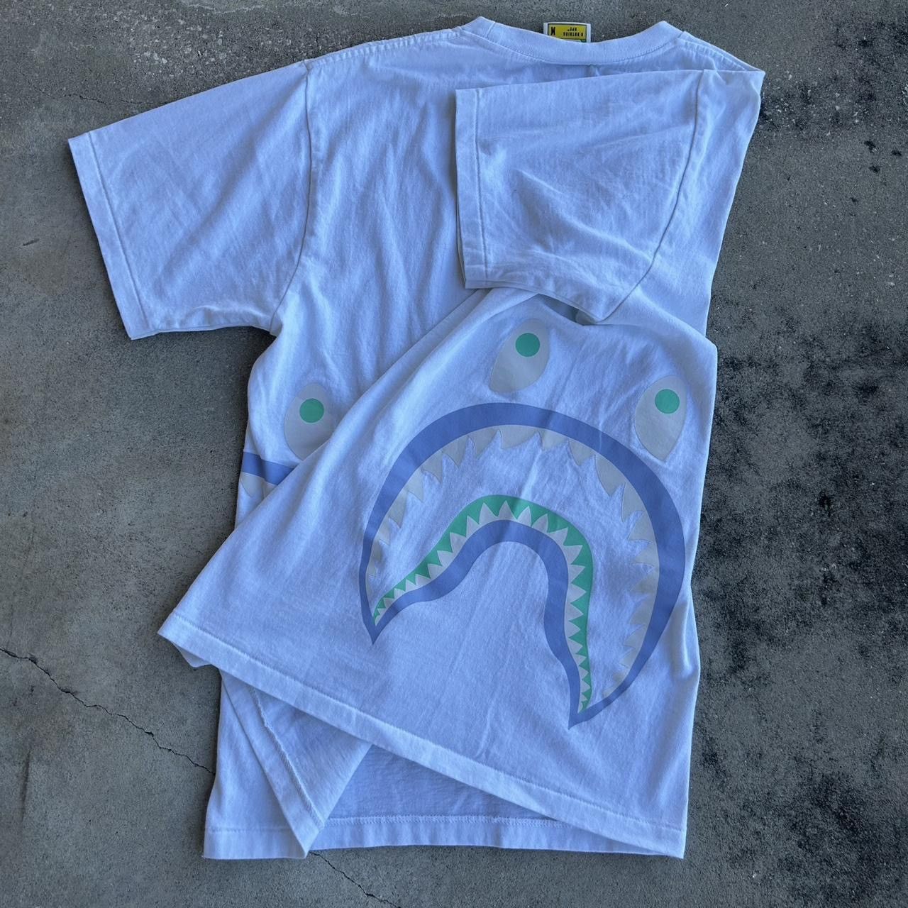 Bape Bape shark tee mens size M Size US M / EU 48-50 / 2 - 1 Thumbnail