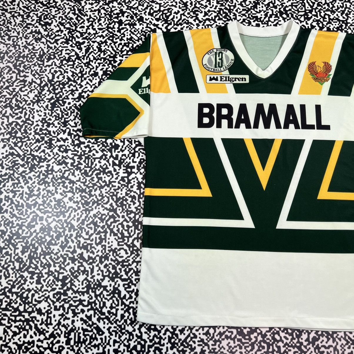 Vintage Vintage 90s Hunslet RLFC Northampton Town FC Rugby Jersey Size US L / EU 52-54 / 3 - 3 Thumbnail
