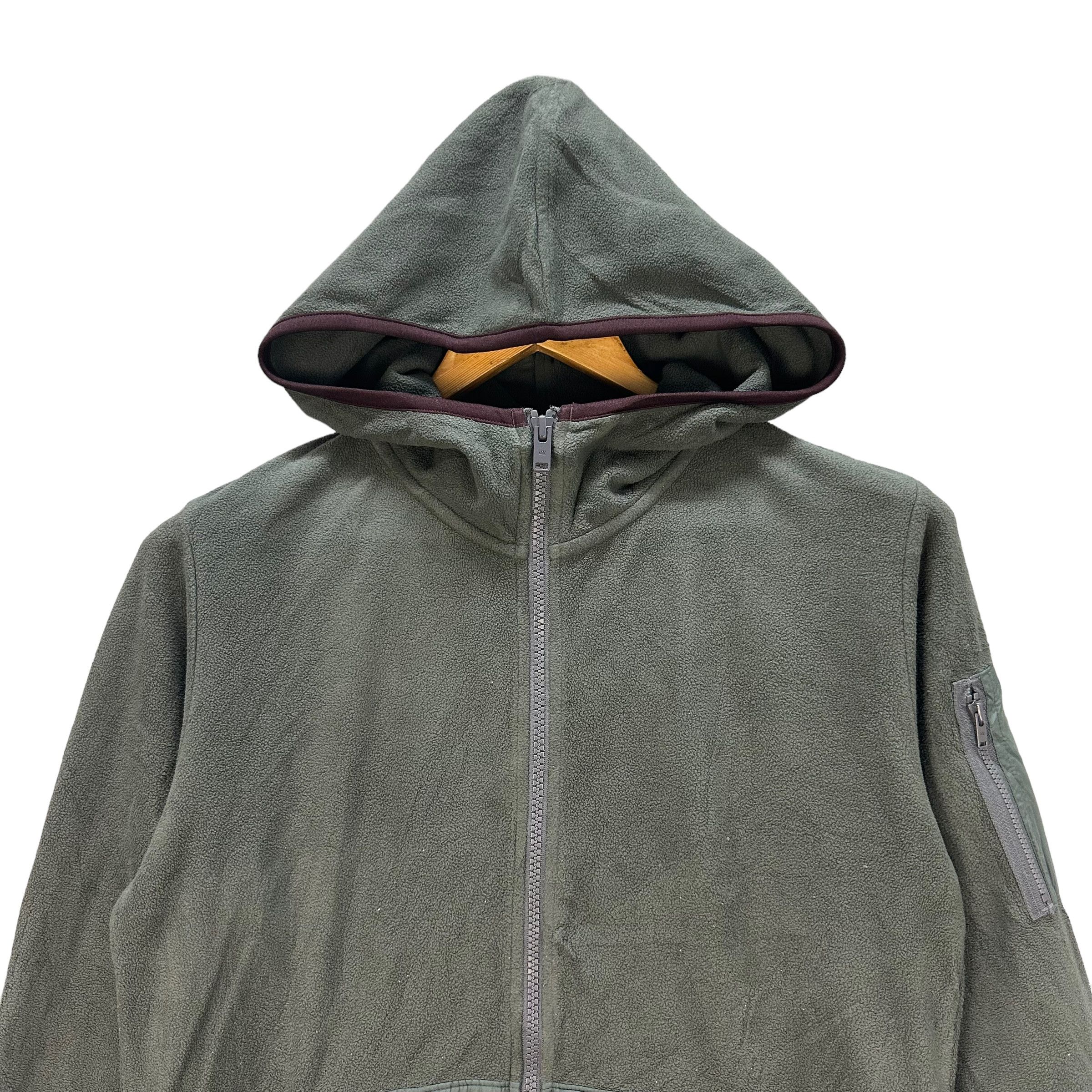 GU × Undercover UU UNIQLO UNDERCOVER ZIPPER FLEECE HOODIES #8950-041 Size US M / EU 48-50 / 2 - 2 Thumbnail