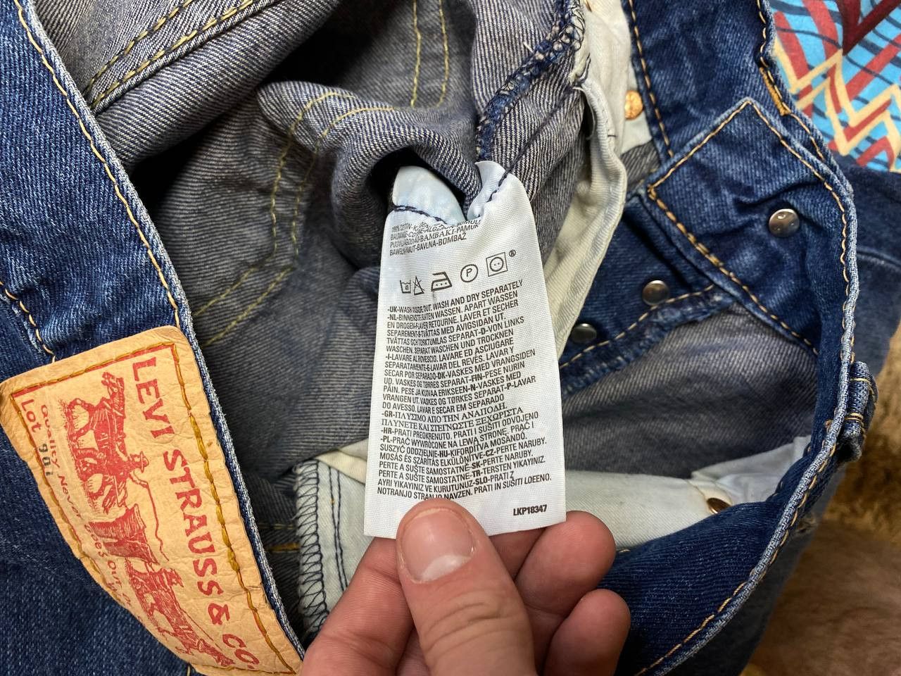 Levi's blue jeans w34 vintage Y2K Levi's 901 streetwear Size US 34 / EU 50 - 2 Thumbnail