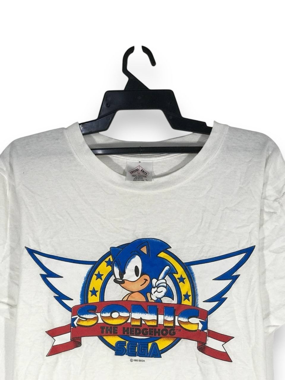 Vintage Vintage 1992 Sonic the Hedgehog game sega running Size US L / EU 52-54 / 3 - 2 Thumbnail