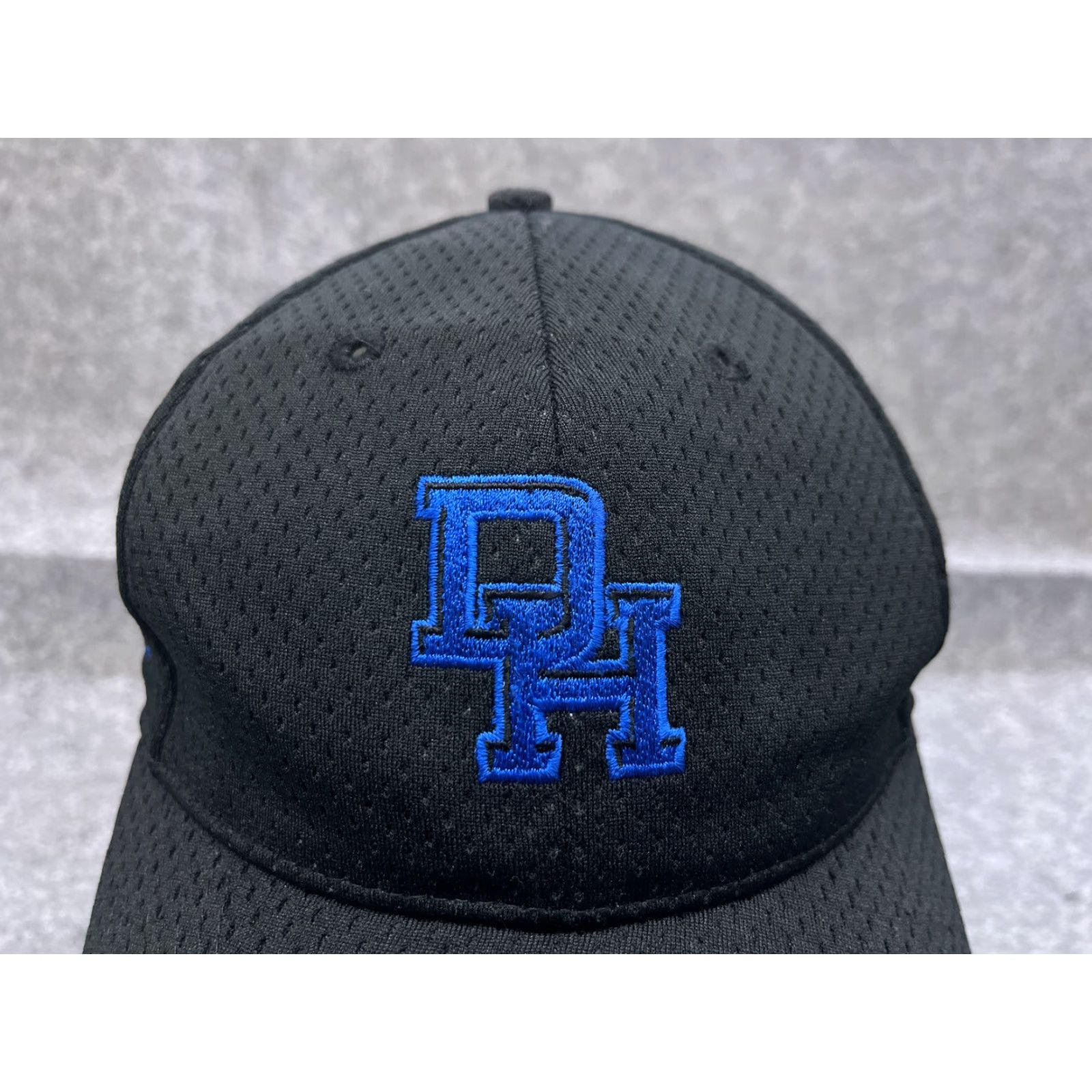 Vintage Cameo Hat Cap Baseball Men One Size Black 100% Polyester Adjustable Football Logo Outdoors Highschool Mens Size ONE SIZE - 2 Thumbnail