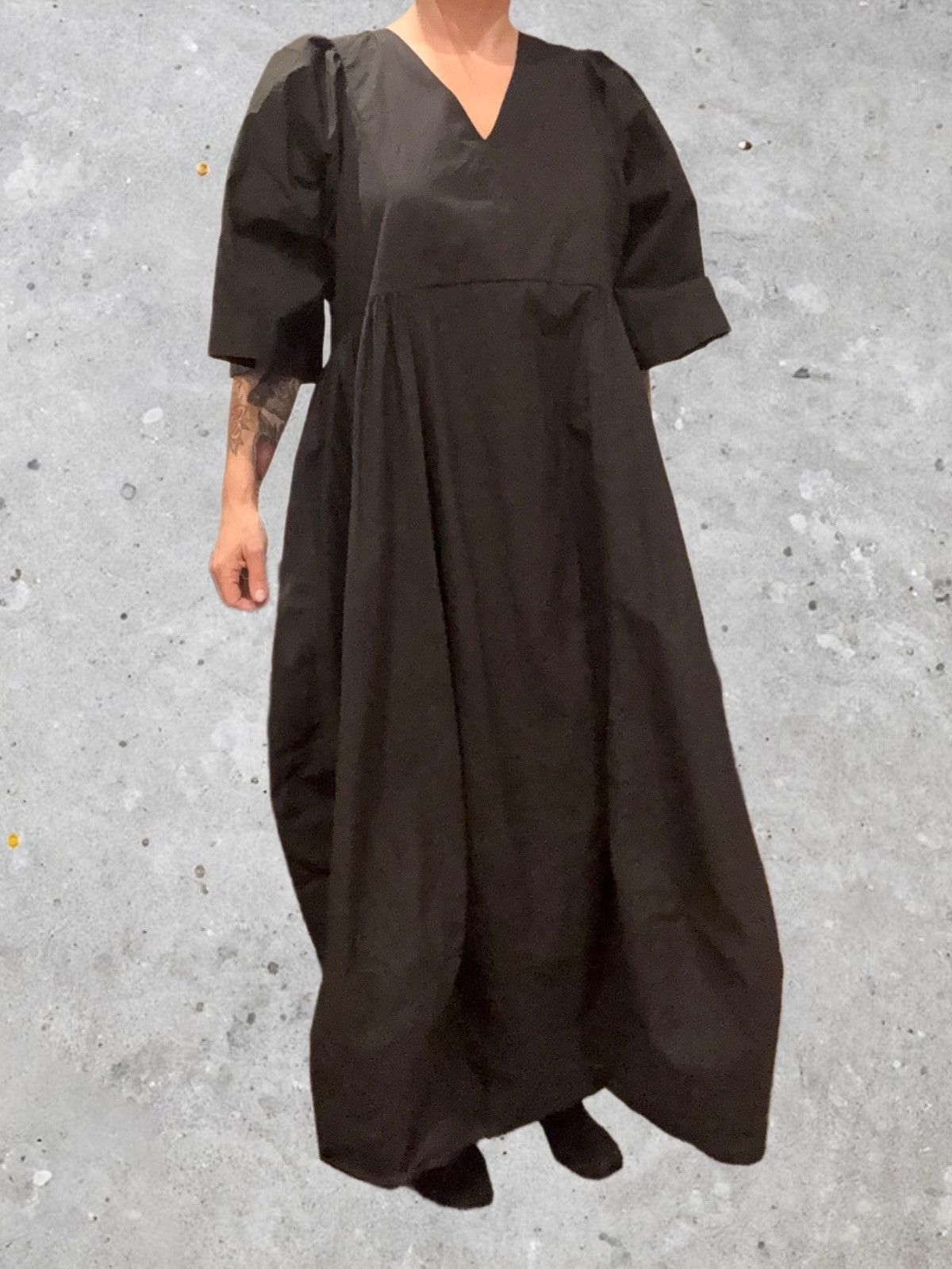 Henrik Vibskov Henrik Vibskov “Pump” Dress – Black Cotton Blend, AW23 Size M / US 6-8 / IT 42-44 - 5 Thumbnail
