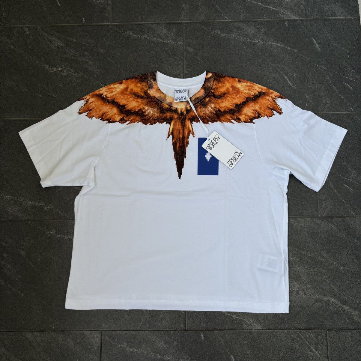 Marcelo Burlon Marcelo Burlon County of Milan Icon Wings basic t-shirt Size US M / EU 48-50 / 2 - 2 Thumbnail