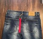 Profound Aesthetic Profound Aesthetic Skinny Dark Wash Jeans 32X32 Found Co Size US 32 / EU 48 - 3 Thumbnail