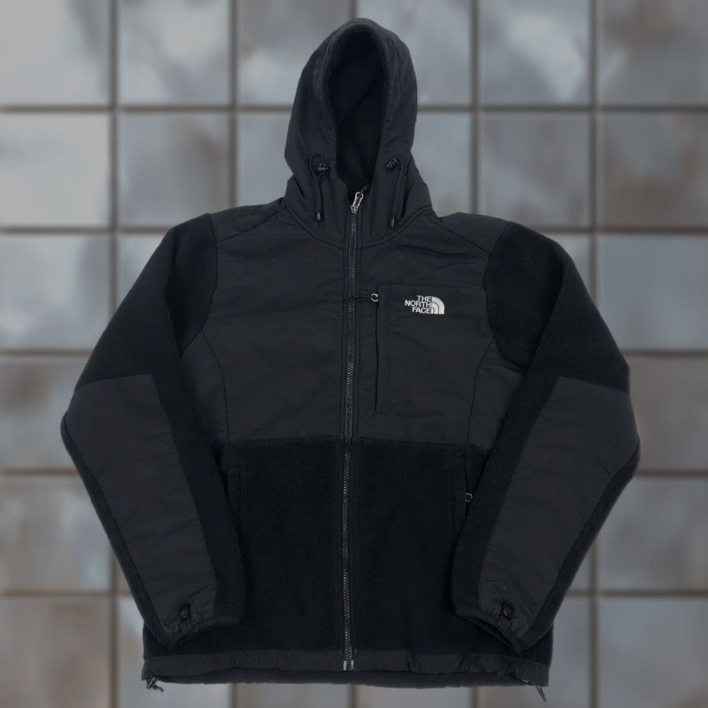 The North Face North Face Womens M Black Denali Polartec Hooded Full Zip Fleece Jacket Coat Size M / US 6-8 / IT 42-44 - 1 Thumbnail