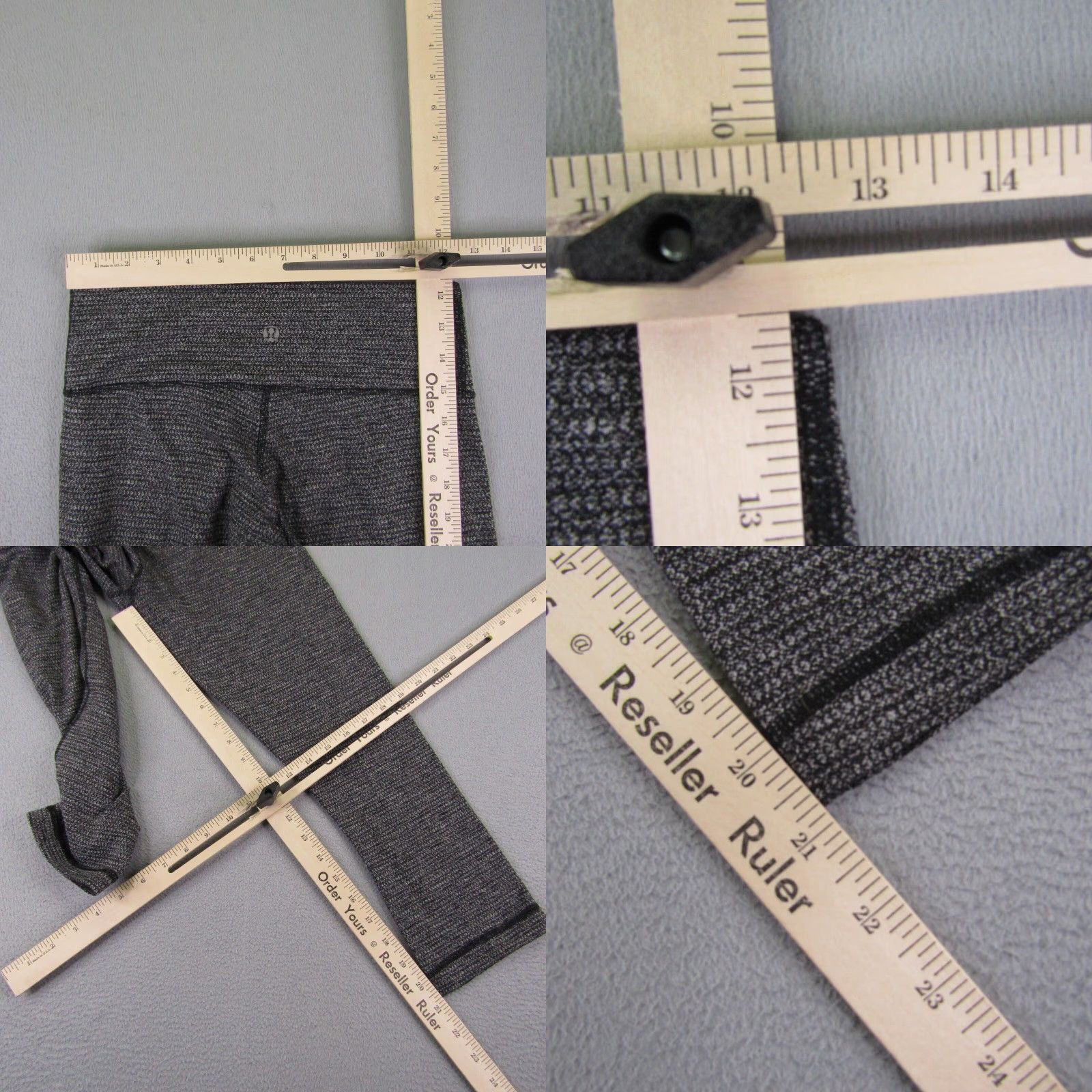 Lululemon Lululemon Leggings Womens 6 Heather Gray Crop Wunder Under Athletic Workout Gym Shirt? Size 25" / US 0 / IT 36 - 8 Thumbnail