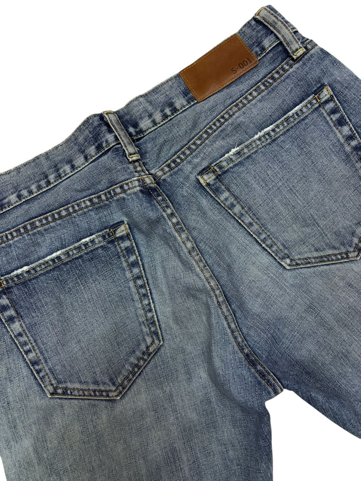Japanese Brand × Kaihara Denim Vintage Kaihara Uniqlo S-001 Blue Washed Jeans Size US 33 - 7 Thumbnail
